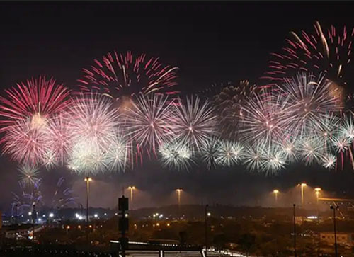 岱山县焰火晚会